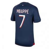 Camiseta Paris Saint-Germain Kylian Mbappe #7 Primera Equipación Replica 2023-24 mangas cortas